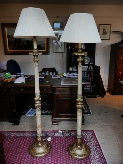 Standard Lamps Pair C1930