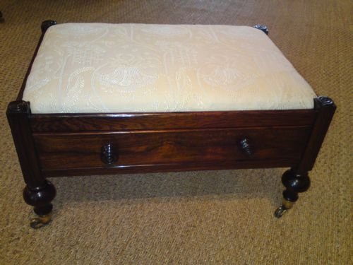 Victorian Rosewood Footstool