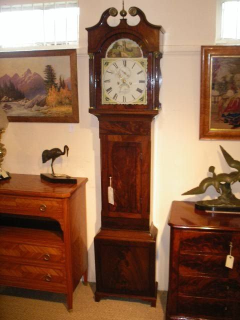 Mahogany Grandfather Clock by Joseph Abraham of Bridgwater.