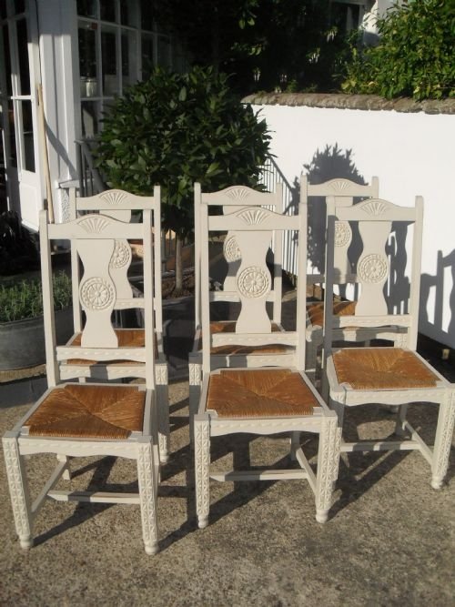 French Painted Chairs
