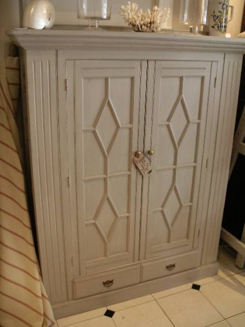 Antique Painted Cupboard