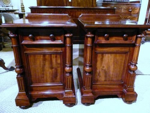 Pair of Mahogany Bedside Cabinets