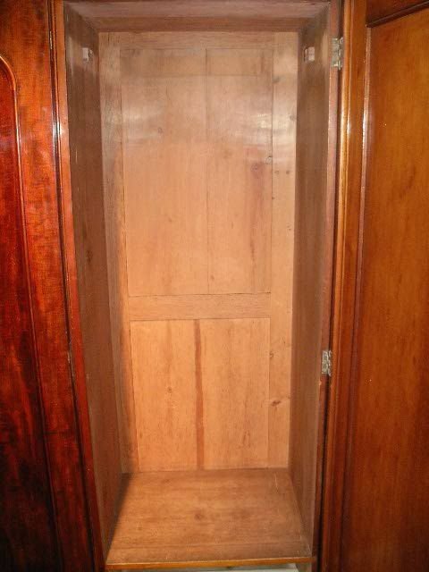 fig 1. VICTORIAN MAHOGANY 2 DOOR WARDROBE