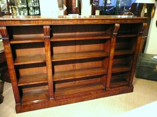 Mahogany Open Bookcase  C 1840