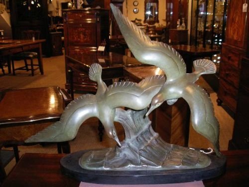 1930'S Spelter Seabirds
