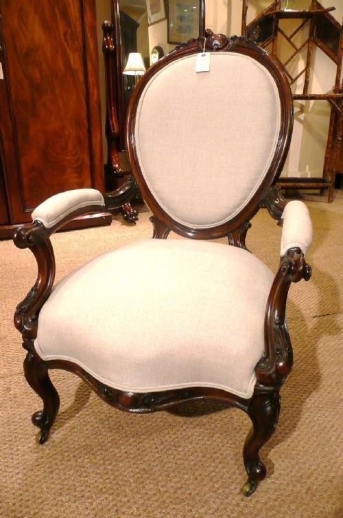 Rosewood Armchair C1860