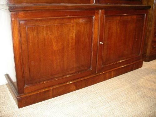 fig 1. MAHOGANY BOOKCASE C1880