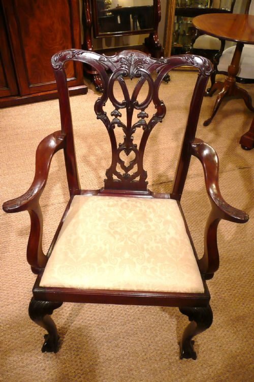 Mahogany Desk Chair/armchair C1930