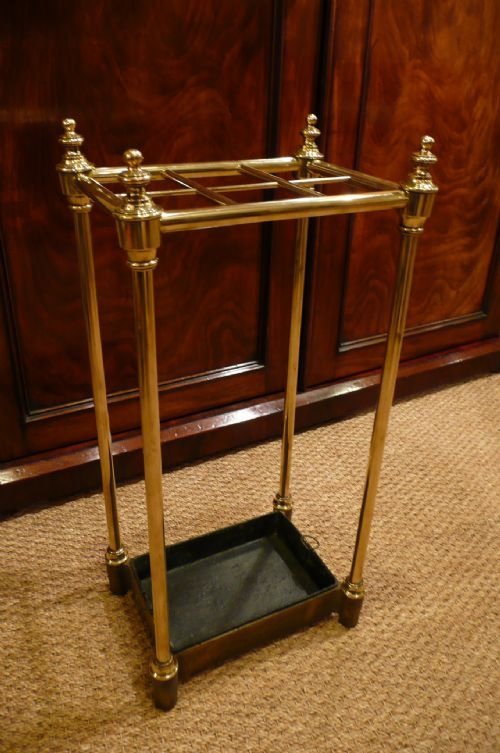 Umbrella Stand Brass C1900
