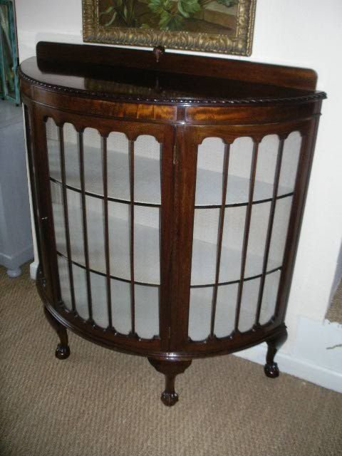 Bow Fronted Display Cabinet