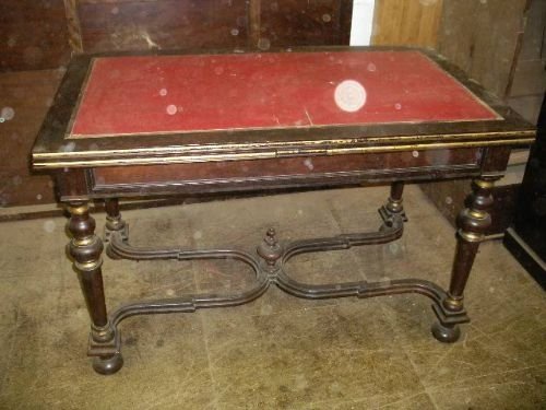 French Rosewood Writing Table