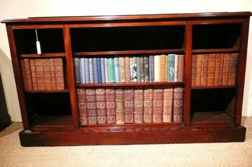 Mahogany Open Bookcase C 1880