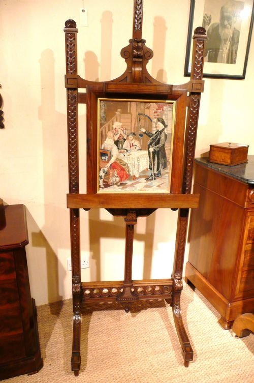 Art Easel Walnut C 1900