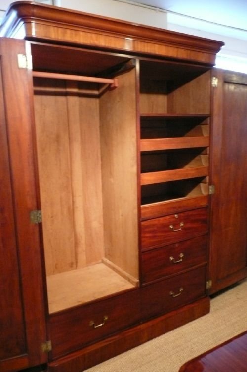 fig 1. VICTORIAN 2 DOOR WARDROBE 