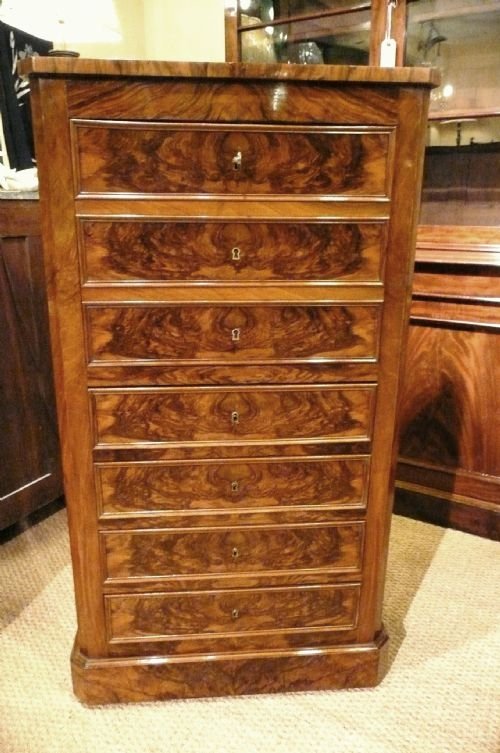Writing Desk / Secretaire. Walnut.