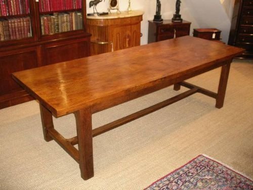 1930'S Oak Dining Table / Refectory Table
