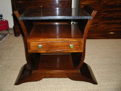 Rosewood Deco Side Table