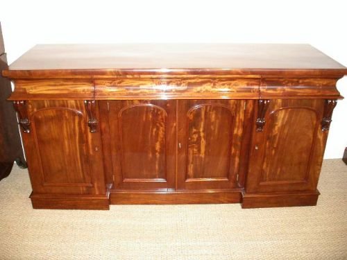 Victorian Mahogany 4 Door Sideboard