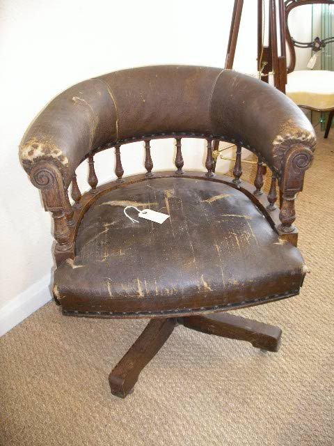 Victorian Oak Desk Chair