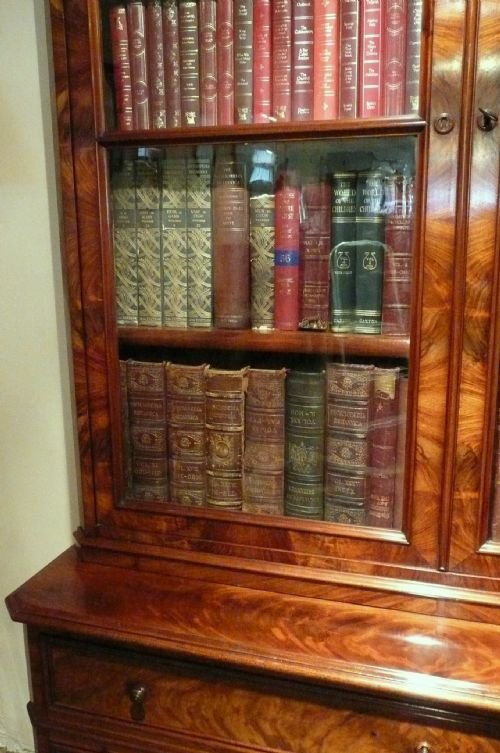 fig 1. MAHOGANY BOOKCASE C1840