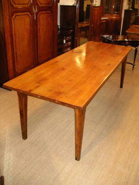 Cherry Topped Farm Table