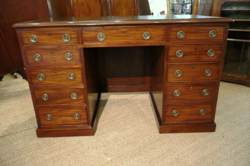 Mahogany Pedestal Desk