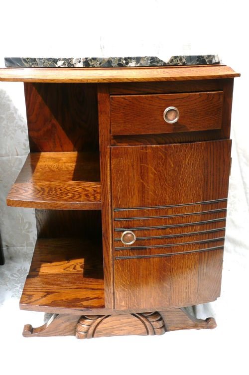 fig 1. Bedside cabinets Art Deco Pair