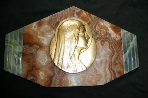Art Deco Religious Plaque