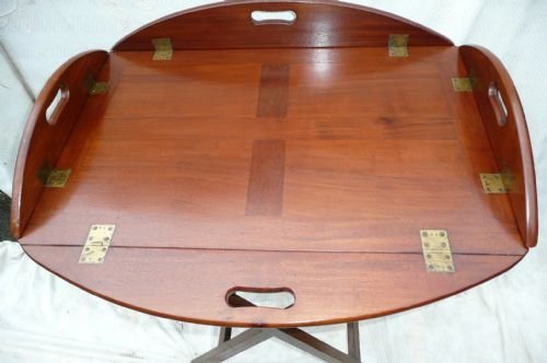 fig 1. Butlers tray on stand c1840