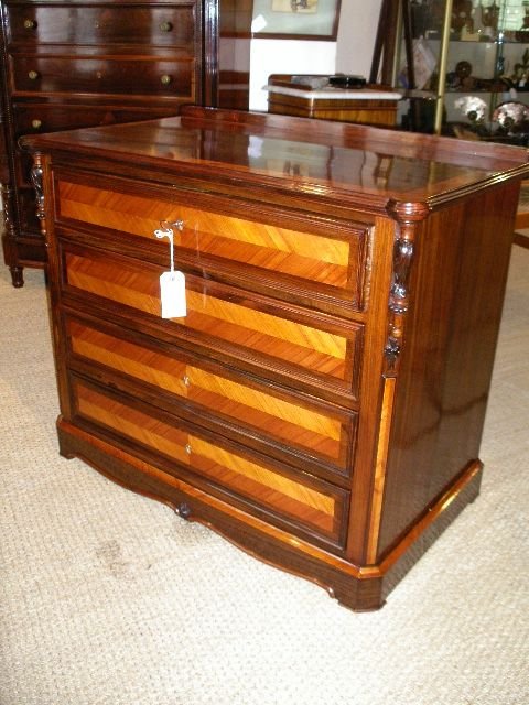 Small Rosewood Chest of Drawers