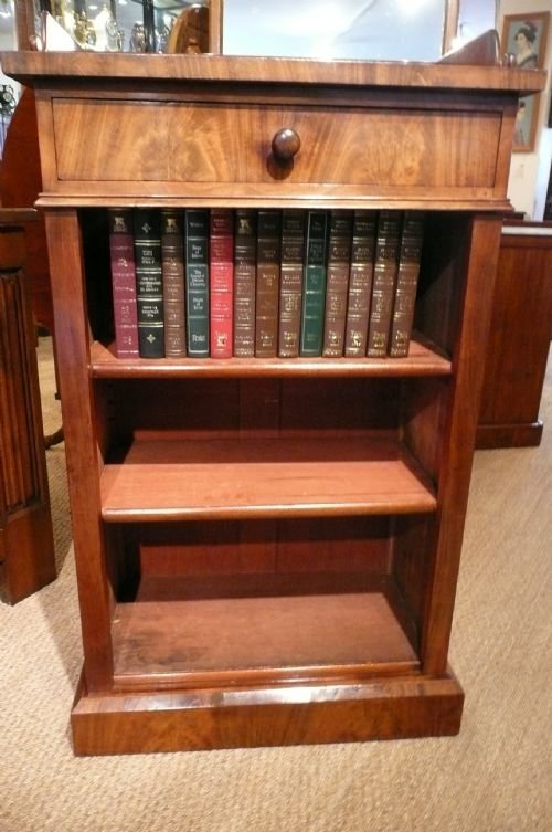 Mahogany Open Bookcase C1860