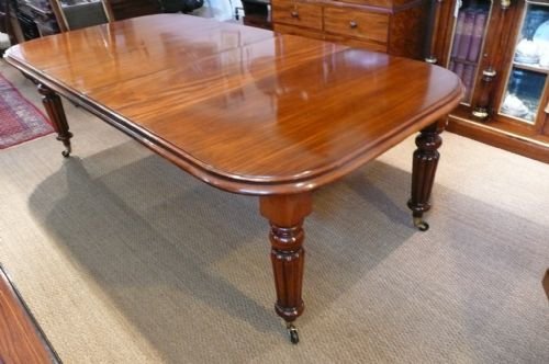 fig 1. MAHOGANY DINING TABLE C 1860