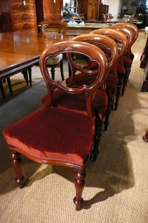 Victorian  Mahogany  Dining Chairs  6