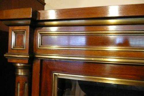 fig 1. MAHOGANY DISPLAY CABINET C 1890