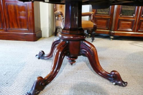 fig 1. mahogany dining table. c1860