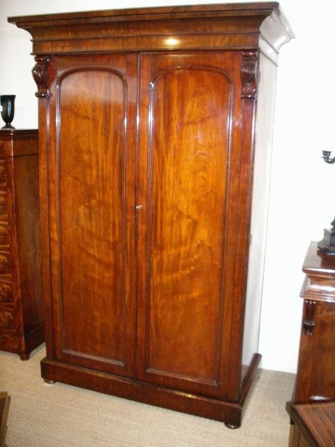 Victorian Mahogany 2 Door Wardrobe