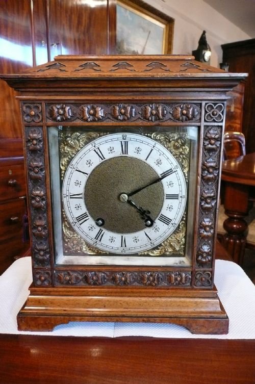 Walnut Mantle Clock