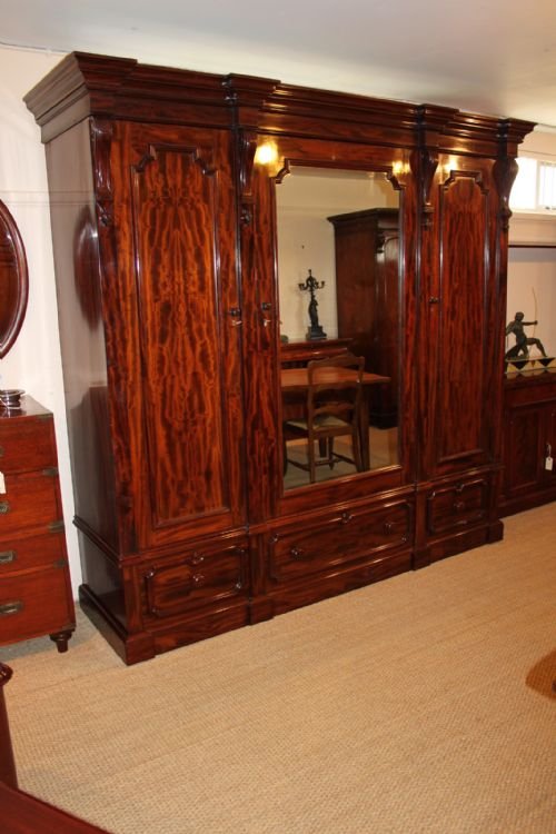 Victorian Wardrobe  Mahogany C1860