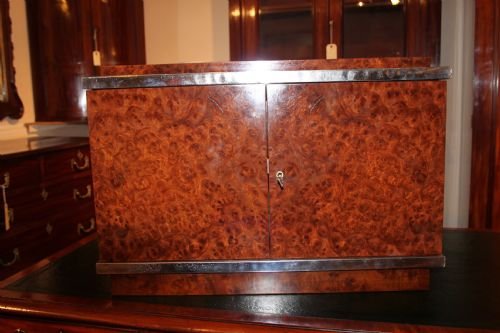 Art Deco Burr Maple Cabinet