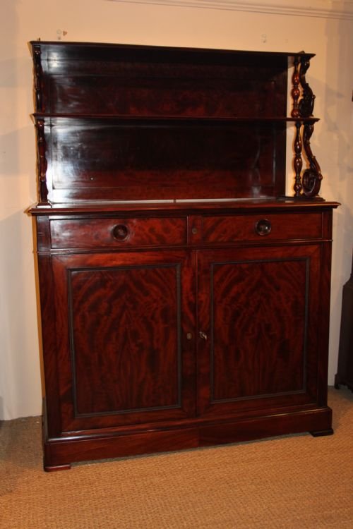 Mahogany 2 Door Chiffonier