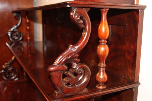 fig 1. MAHOGANY 2 DOOR CHIFFONIER  