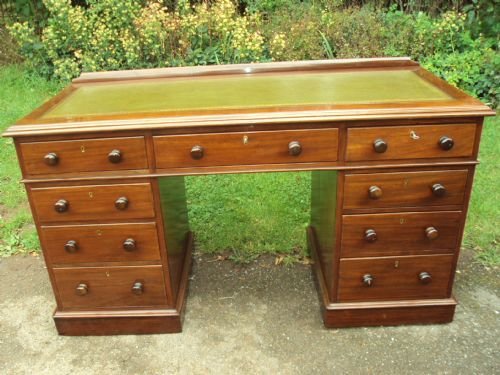 Mahogany Pedestal Desk C1880