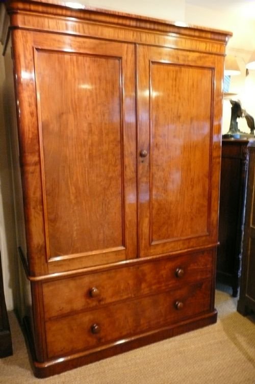 Mahogany Wardrobe/ Linen Press