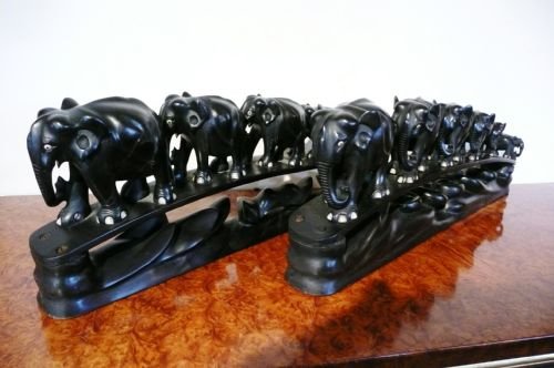 Elephants  in Ebony C 1930