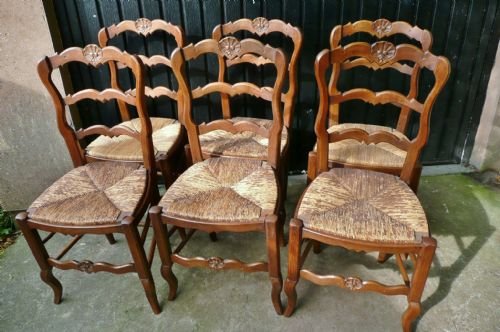 Country Chairs French  Set of 6