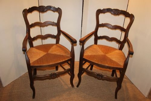 Pair of French Dining Chairs