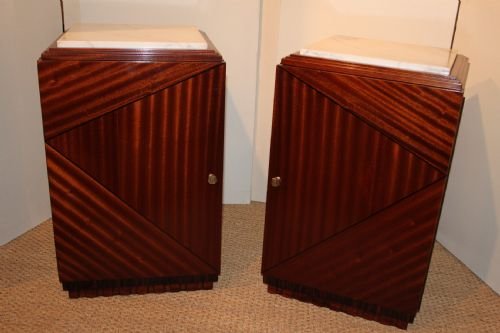 Pair of Art Deco Bedside Cabinets
