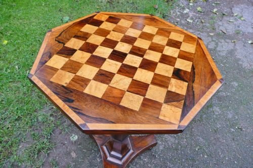 Chess Table Rosewood C1860
