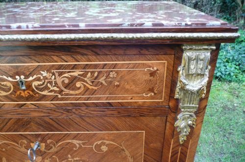 fig 1. ROSEWOOD SECRETAIRE DESK C1880