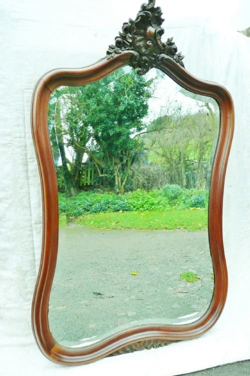 Mirror. Overmantle C1880